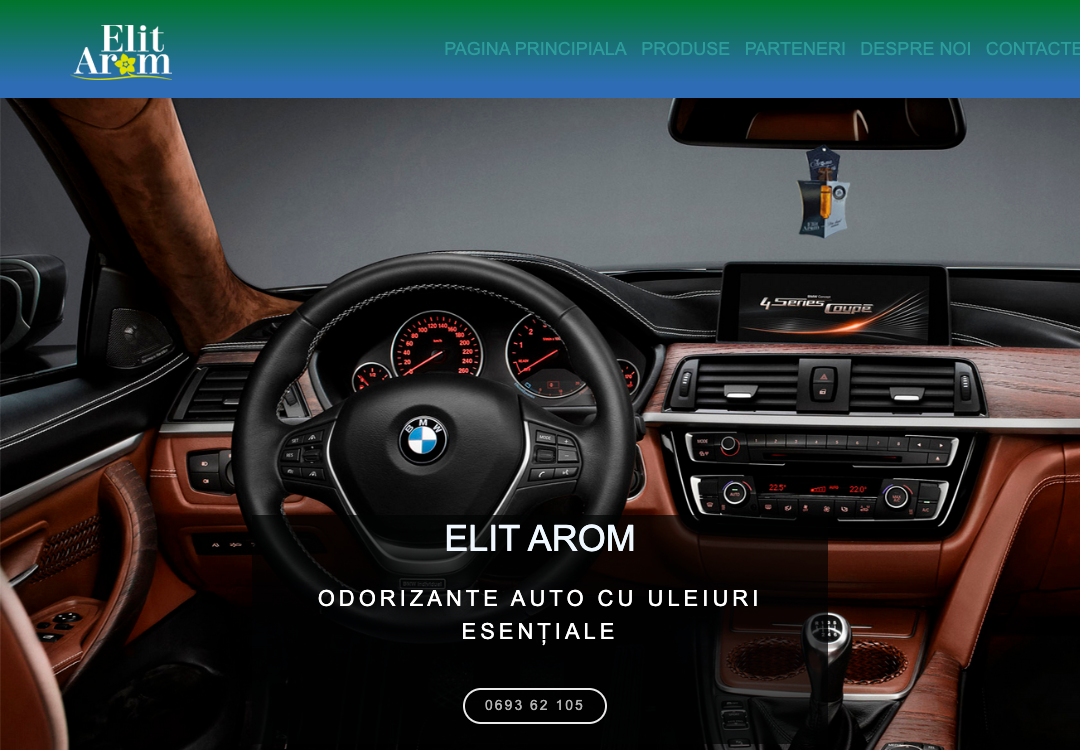 Screenshot of the Elit Arom project