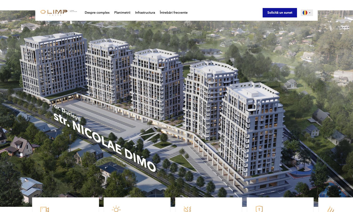 Captură din proiectul Olimp Towers