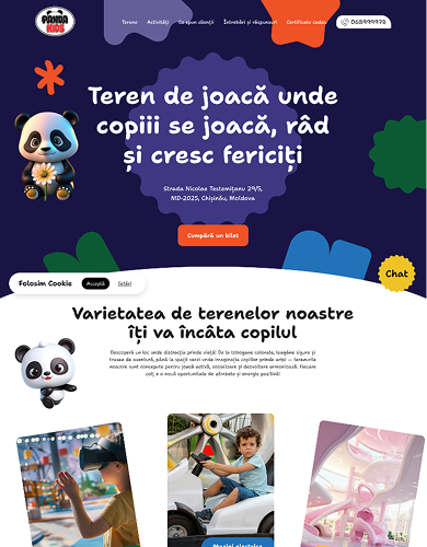Скриншот проекта PandaKids