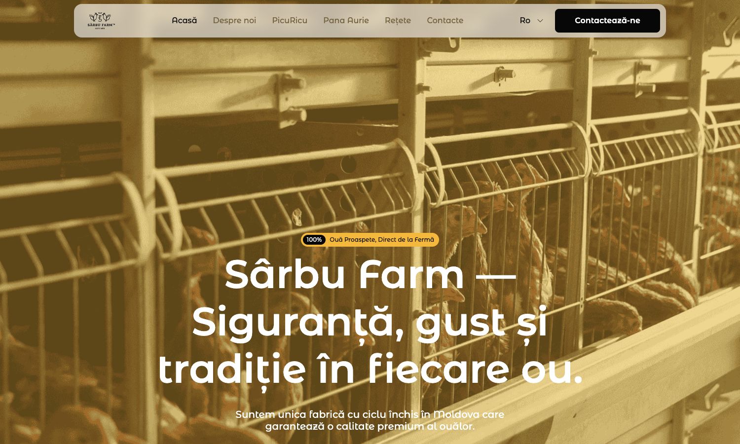 Captură din proiectul Sârbu Farm